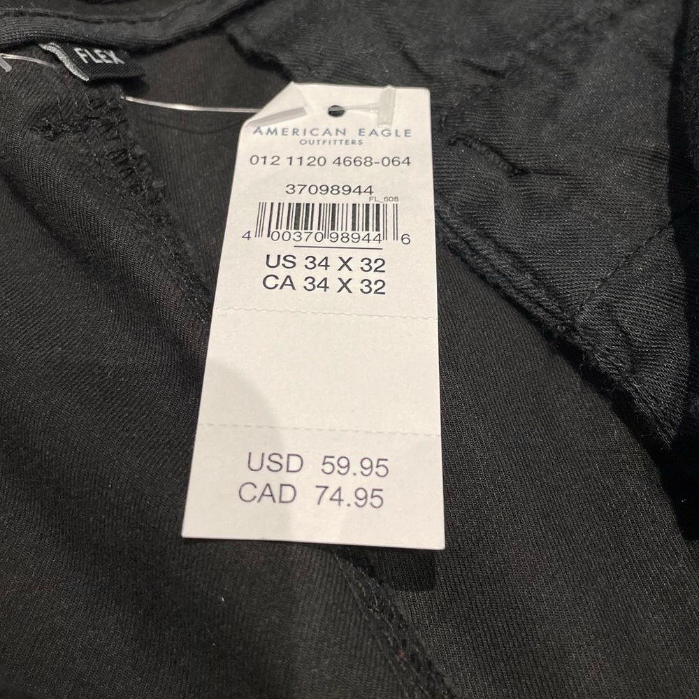 American Eagle Outfitters Black Cargo Pant - Picture 6 of 11